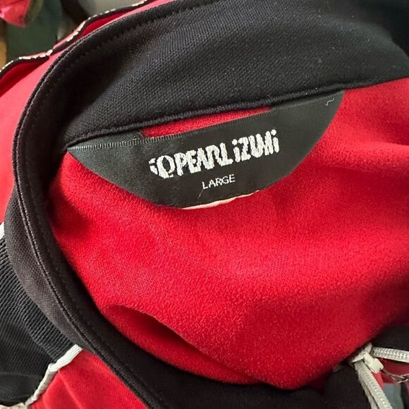 Pearl Izumi Mens Large Red/Black Cycling Jersey - Picture 5 of 7